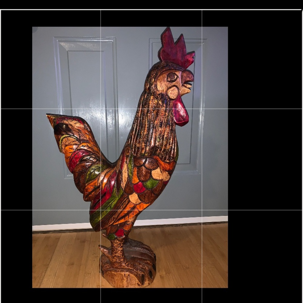 Hand carved Rooster 🐓